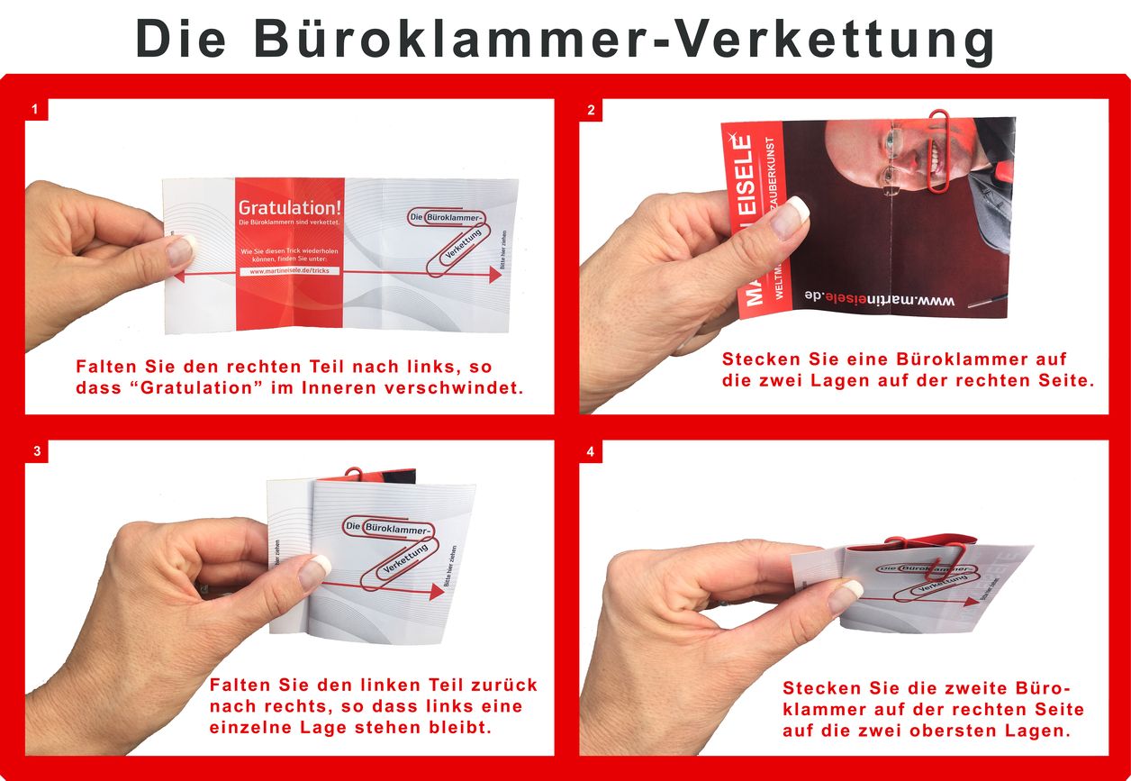 B&uuml;roklammer-Verkettung L&ouml;sung