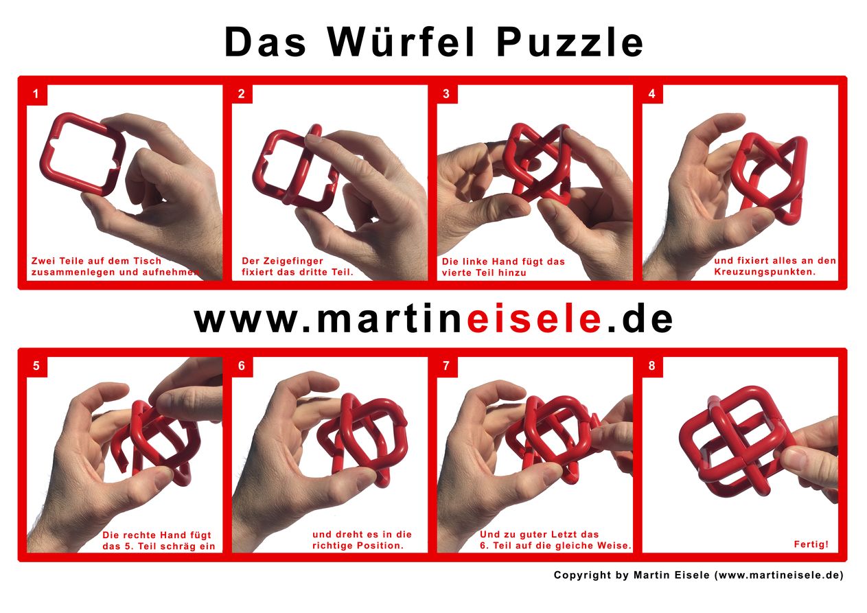 W&uuml;rfel Puzzle L&ouml;sung